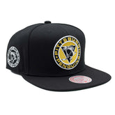 Pittsburgh Penguins Flip Mitchell & Ness Snapback NHL Cap Black - Taass for sale