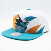 San Jose Sharks Sharktooth 2-Tone Mitchell & Ness Snapback NHL Cap - Taass online