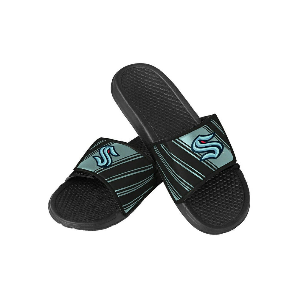 Seattle Kraken Legacy Velcro NHL Sport Slides - Taass online