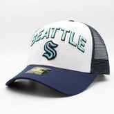 Seattle Kraken Starter Penalty NHL Trucker Cap Navy - Taass US