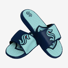 Seattle Kraken Big Logo NHL Gel Slides - Taass sale