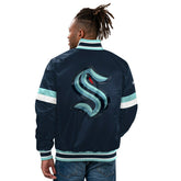 Seattle Kraken Home Game NHL Varsity Satin Jacket - Taass discount