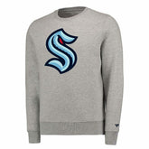 Seattle Kraken Primary Logo Fanatics NHL Crewneck Sweatshirt - Taass discount