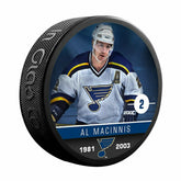 Al MacInnis St. Louis Blues Alumni NHL Puck - Taass sale