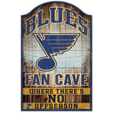 St. Louis Blues WinCraft NHL Fan Cave Wood Sign - Taass US