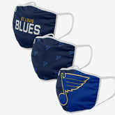St. Louis Blues Face Covering NHL Face Mask (3-Pack) - Taass near me