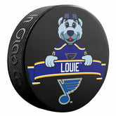 St. Louis Blues Louie Mascot NHL Souvenir Puck - Taass discount