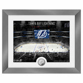 Tampa Bay Lightning Art Deco Stadium Silver Coin Framed NHL Photo - Taass near me