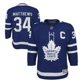 Auston Matthews #34 Toronto Maple Leafs Premier NHL Jersey Blue (YOUTH) - Taass for sale