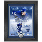 Auston Matthews Toronto Maple Leafs Silver Coin Framed NHL Photo - Taass online
