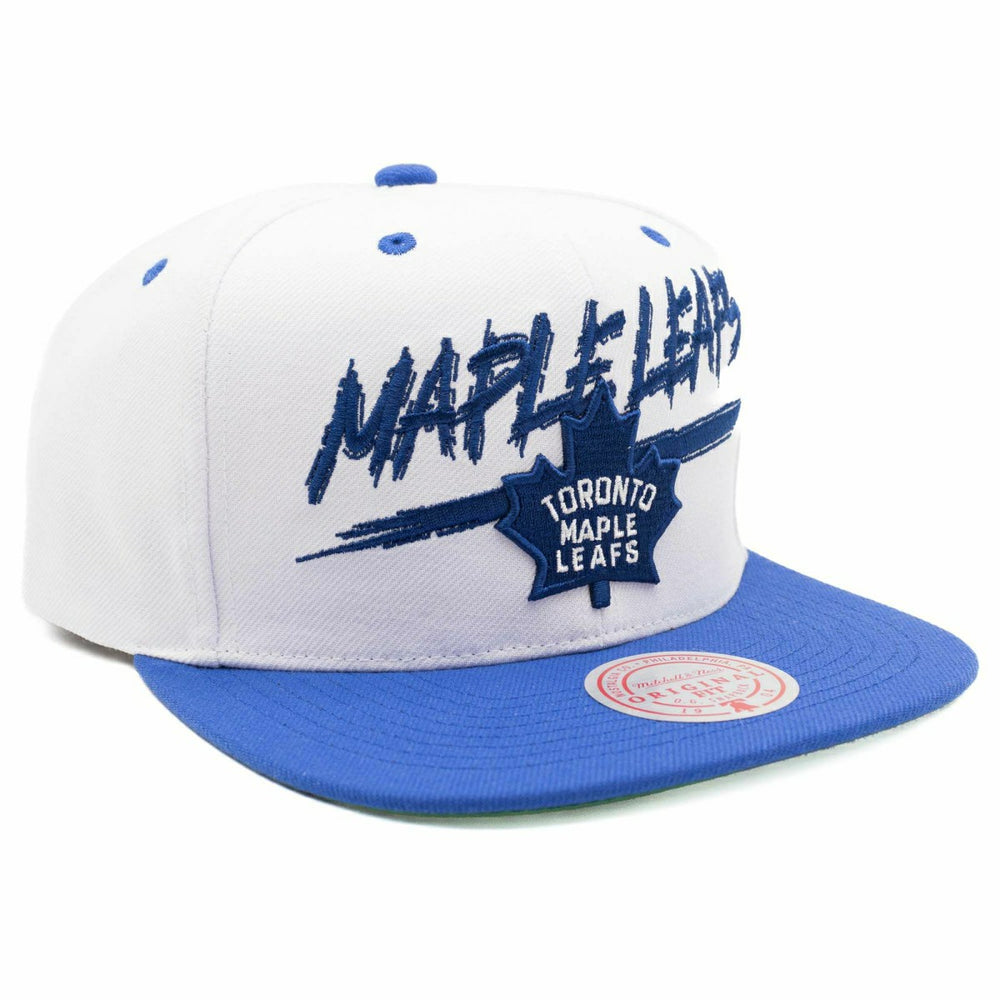Toronto Maple Leafs Transcript Mitchell & Ness Snapback NHL Cap - Taass discount