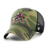 Arizona Coyotes Camo Branson '47 MVP Trucker NHL Cap - Taass for sale