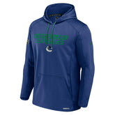 Vancouver Canucks 2024/25 Authentic Pro Rink Tech NHL Hoodie Blue - Taass near me