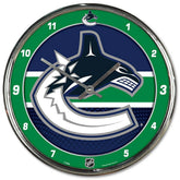 Vancouver Canucks Chrome NHL Wall Clock - Taass discount