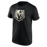 Vegas Golden Knights Chrome Logo NHL T-Shirt Black - Taass US