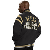 Vegas Golden Knights G-III Tailback NHL Varsity Jacket Black - Taass for sale