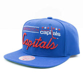 Washington Capitals Retro Lock Up Mitchell & Ness Snapback NHL Cap Blue - Taass discount