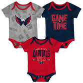 Washington Capitals Game Time NHL Baby Bodysuit Set (3-Piece) - Taass near me
