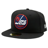Winnipeg Jets Alternate Logo 59FIFTY Fitted NHL Cap Black - Taass sale