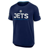 Winnipeg Jets 2025/26 Authentic Pro Rink Tech NHL T-Shirt Navy - Taass near me