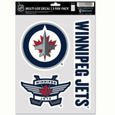 Winnipeg Jets Multi-Use NHL Decals Set (3 Pcs.) - Taass discount