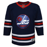 Winnipeg Jets Premier Youth NHL Jersey Alternate Navy (KIDS) - Taass for sale