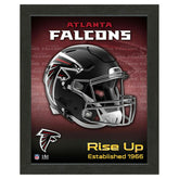 Atlanta Falcons NFL Team Helmet Framed Photo - Taass online