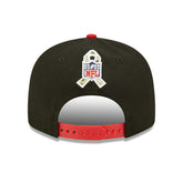 Atlanta Falcons 2022 NFL On-Field Salute to Service New Era 9FIFTY Snapback Cap - Taass US