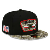 Atlanta Falcons 2021 NFL On-Field Salute to Service New Era 59FIFTY Fitted Cap - Taass US