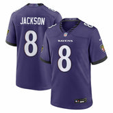 Lamar Jackson #8 Baltimore Ravens 2026 Game NFL Jersey Team Purple - Taass online