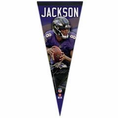 Lamar Jackson Baltimore Ravens Premium WinCraft NFL Pennant - Taass sale
