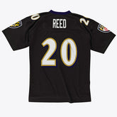Ed Reed #20 Baltimore Ravens Mitchell & Ness Throwback NFL Jersey Black - Taass discount