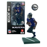 Lamar Jackson Baltimore Ravens Imports Dragon NFL Series 1 CHASE Edition Figure - Taass near me