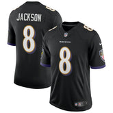 Lamar Jackson #8 Baltimore Ravens Nike Speed Machine Limited NFL Jersey Black - Taass discount