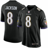 Lamar Jackson #8 Baltimore Ravens Nike Game NFL Football Jersey Black - Taass online