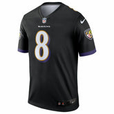 Lamar Jackson #8 Baltimore Ravens Nike Legend NFL Jersey Black - Taass near me