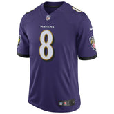 Lamar Jackson #8 Baltimore Ravens Nike Speed Machine Limited NFL Jersey Purple - Taass sale
