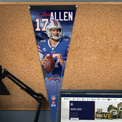 Josh Allen Buffalo Bills Premium WinCraft NFL Pennant - Taass near me