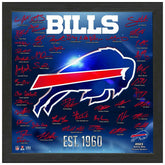 Buffalo Bills 2023/24 Signature Team Logo Framed NFL Photo - Taass US