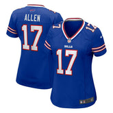 Josh Allen #17 Buffalo Bills Nike Game NFL Jersey Blue (WOMEN'S) - Taass discount