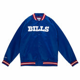 Buffalo Bills Mitchell & Ness Lightweight Satin NFL Jacket Blue - Taass sale
