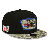Buffalo Bills 2021 NFL On-Field Salute to Service New Era 59FIFTY Fitted Cap - Taass for sale