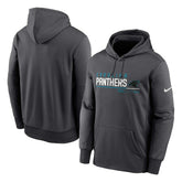 Carolina Panthers Community Therma Dri-FIT NFL Hoodie Anthracite - Taass US
