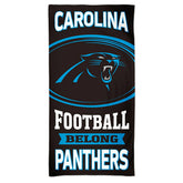 Carolina Panthers Slogan WinCraft NFL Beach Towel - Taass near me