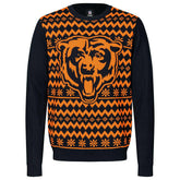 Chicago Bears NFL Big Logo Ugly Christmas Sweater - Taass discount