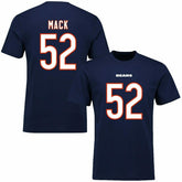 Khalil Mack #52 Chicago Bears Player Script NFL T-Shirt - Taass online