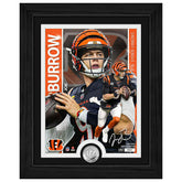 Joe Burrow Cincinnati Bengals Artist Proof Silver Coin NFL Photo Frame - Taass near me