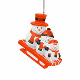 Cleveland Browns NFL Sledding Snowmen Christmas Ornament - Taass online