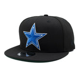 Dallas Cowboys NFL 75th Anniversary New Era 9FIFTY Snapback NFL Cap Black - Taass near me