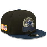Dallas Cowboys 2022 NFL On-Field Salute to Service New Era 9FIFTY Snapback Cap - Taass discount